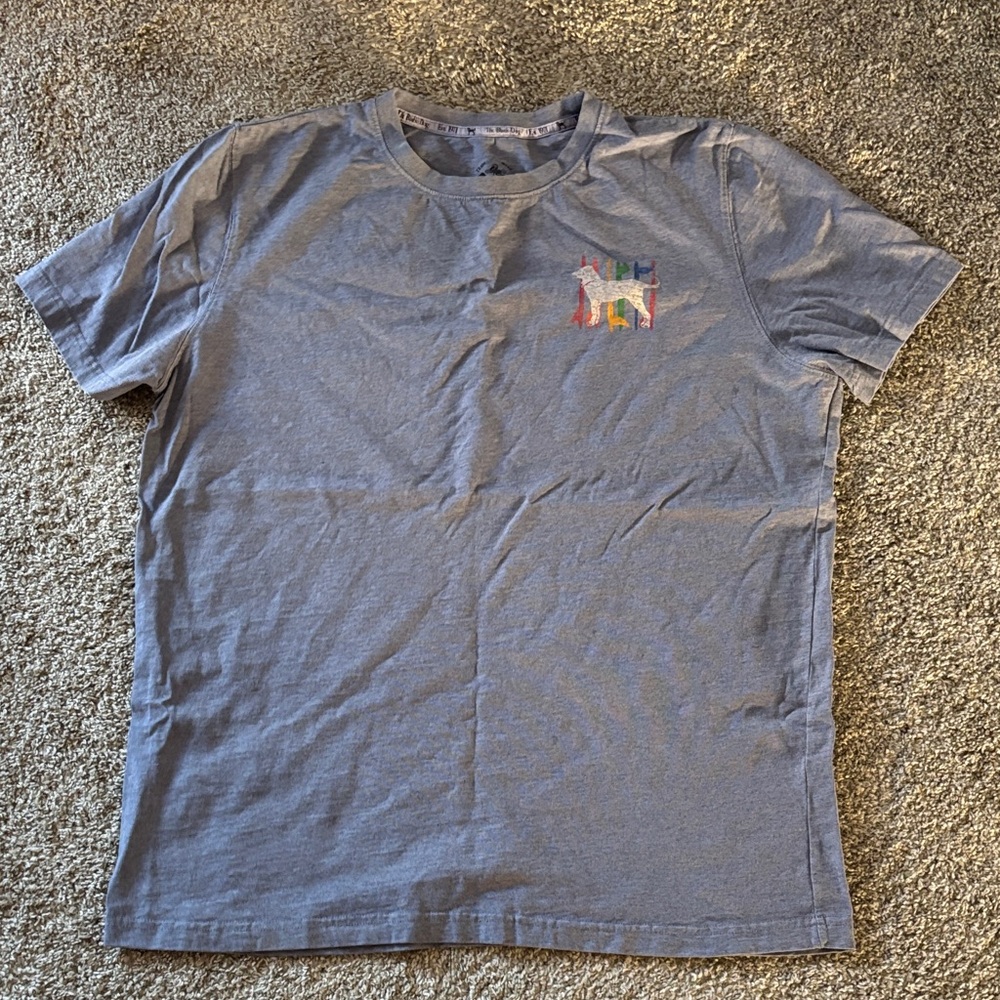 The Black Dog Classic Blue Gray Tee